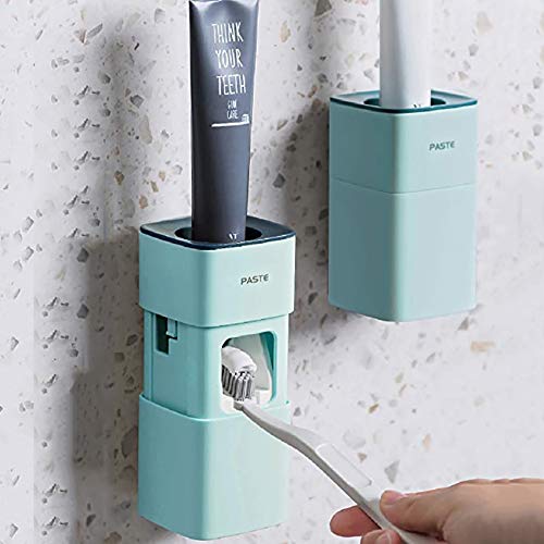 Csy toothpaste dispenser,wall mount for bathroom automatic toothp…