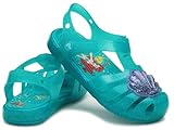 Crocs Kids Unisex Disney Princess Isabella Glitter Sandals (Toddler), Latigo Bay, 5M Toddler