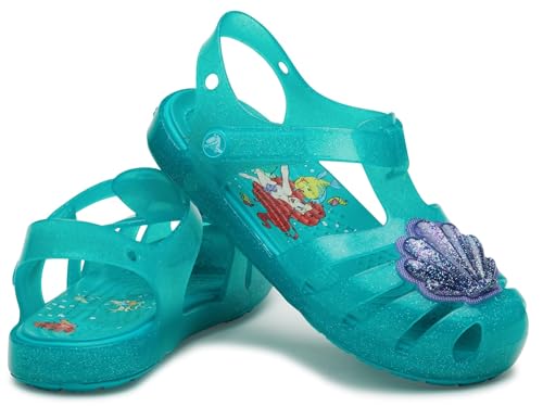 Crocs Unisex-Child Disney Princess Isabella Glitter Sandals (Toddler) Ariel SNDL T LaB