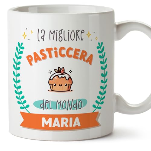 Mugffins Tazza Personalizzata in ceramica per PASTICCERE donna 11 oz