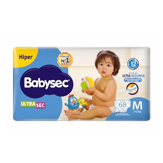 Babysec Fraldas Descartáveis Ultrasec Galinha Pintadinha, 72 Unidades, Tamanho M 5 - 9, 5 Kg, Babysec, Azul, M