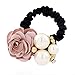 Produktbild Kopf Blumenschmuck Weibliches Kopfseil Gebunden Haarball Fleischplatte Haardekoration Temperament Kopfschmuck Haarseil Schmuck Haarband Gummiband Rosa