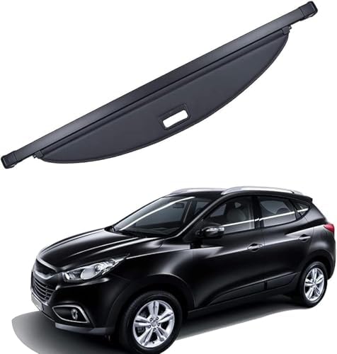 Cache-Bagages pour Hyundai IX35 2010-2017 - Couverture de Coffre Rétractable Noir