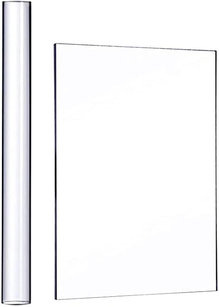 Image of ikis Acrylic Clay Rollers 8 inch with Acrylic Sheet 4 x 6 inch