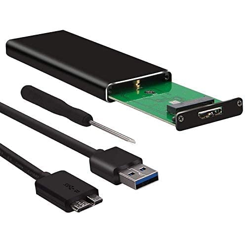 M.2 SSD USB3.0 Enclosure, NGFF Portable USB 3.0 Case, External M.2 SSD Reader, M.2 B-Key and B&M Key Solid State Drive Adapter Converter as External Hard Drive (B0C27CBJC3) Amazon Price History, Amazon Price Tracker