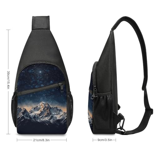 Mochila tipo sling ligera para senderismo y viaje unisex miniatura 2