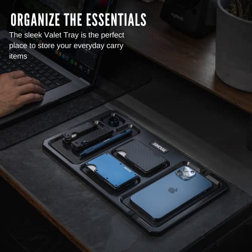 The Ridge VALET TRAY For Men - Desktop Storage Organizer - 5 Compartment Valet Tray thumb #4