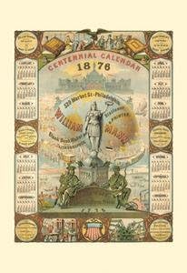 Buyenlarge 12 X 18 Stretched Canvas Poster William Mann 1876 Centennial Calendar