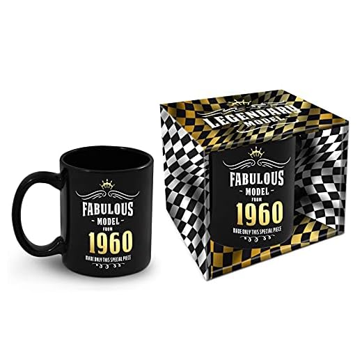 Bombo Taza de cumpleaños con año de nacimiento 1960