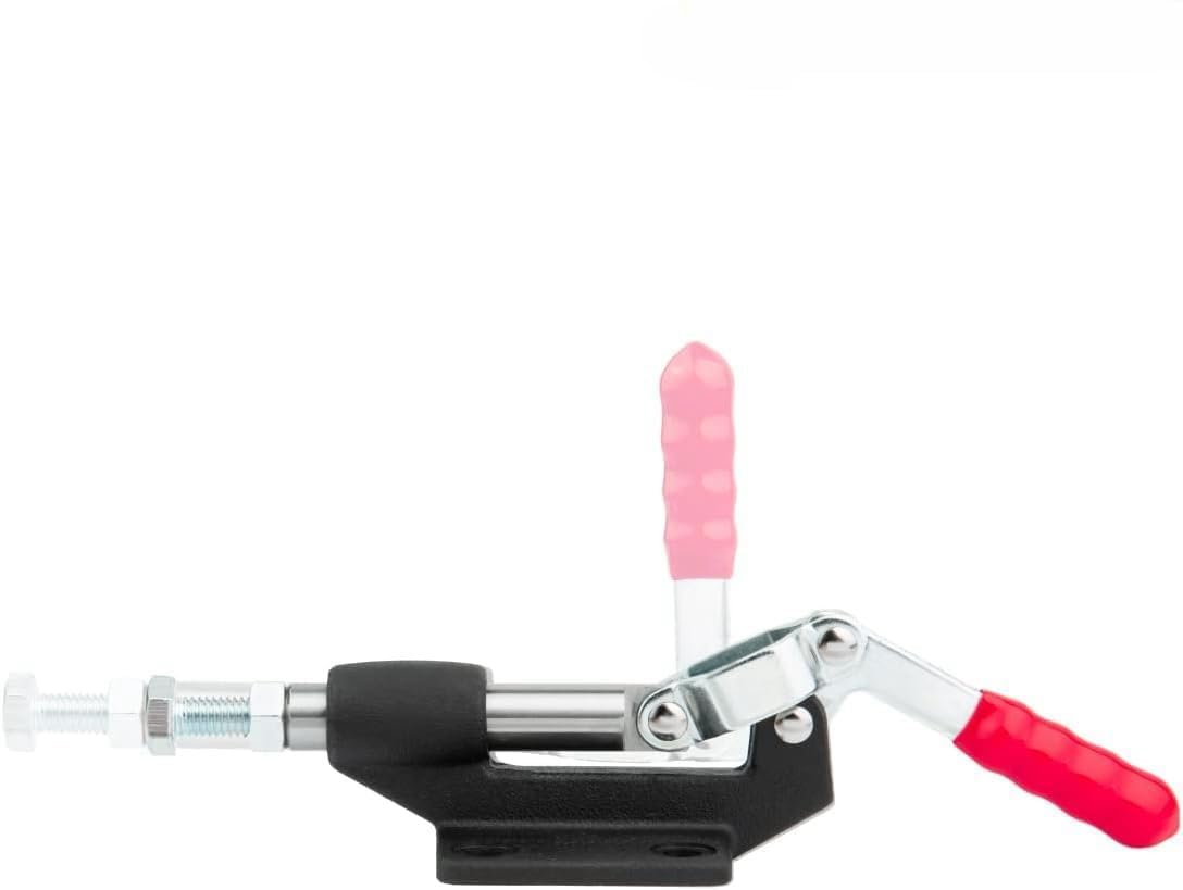 THE WHITE SHOP Push Pull Adjustable Toggle Clamp, Quick Release Hand Tool for Woodworking, 500Lbs Holding Capacity Toggle Latch, GH304CM Stroke Clamp for Welding 32MM