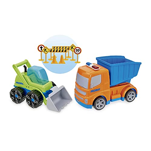 Caminhão com Trator Road Company Combo Transporte - Cores Sortidas