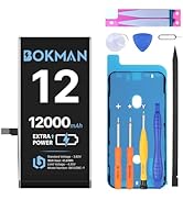 Amazon.com: bokman for iPhone 12 Mini Battery Replacement, High