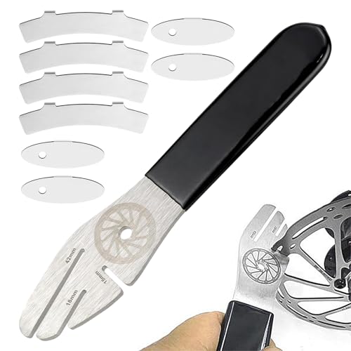 Bike Rotor Truing Fork - Ciclos Llave de Freno de Disco de Bicicleta - Herramienta de alineación del rotor | Herramienta de alineación de rotores | Reparar llaves para el ajuste de la instalación