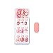 KISS imPRESS No Glue Mani Press-On Nails, Design, 'Playground', Medium Red, Kids Size, Squoval Shape, Includes 20 Nails, Prep Pad, Instructions Sheet, 1 Manicure Stick, 1 Mini File