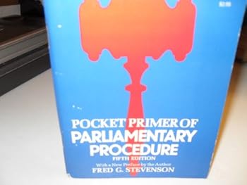 Paperback Pocket Primer of Parliamentary Procedure Book