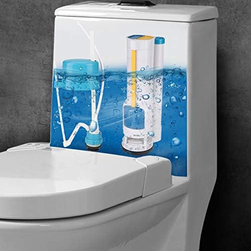 Anti-Siphon Function Good Pollution Resistance Toilet Flush Kit Cistern Accessories Flush Valve, Toilet Flush Valve, for Kitchen Bathroom