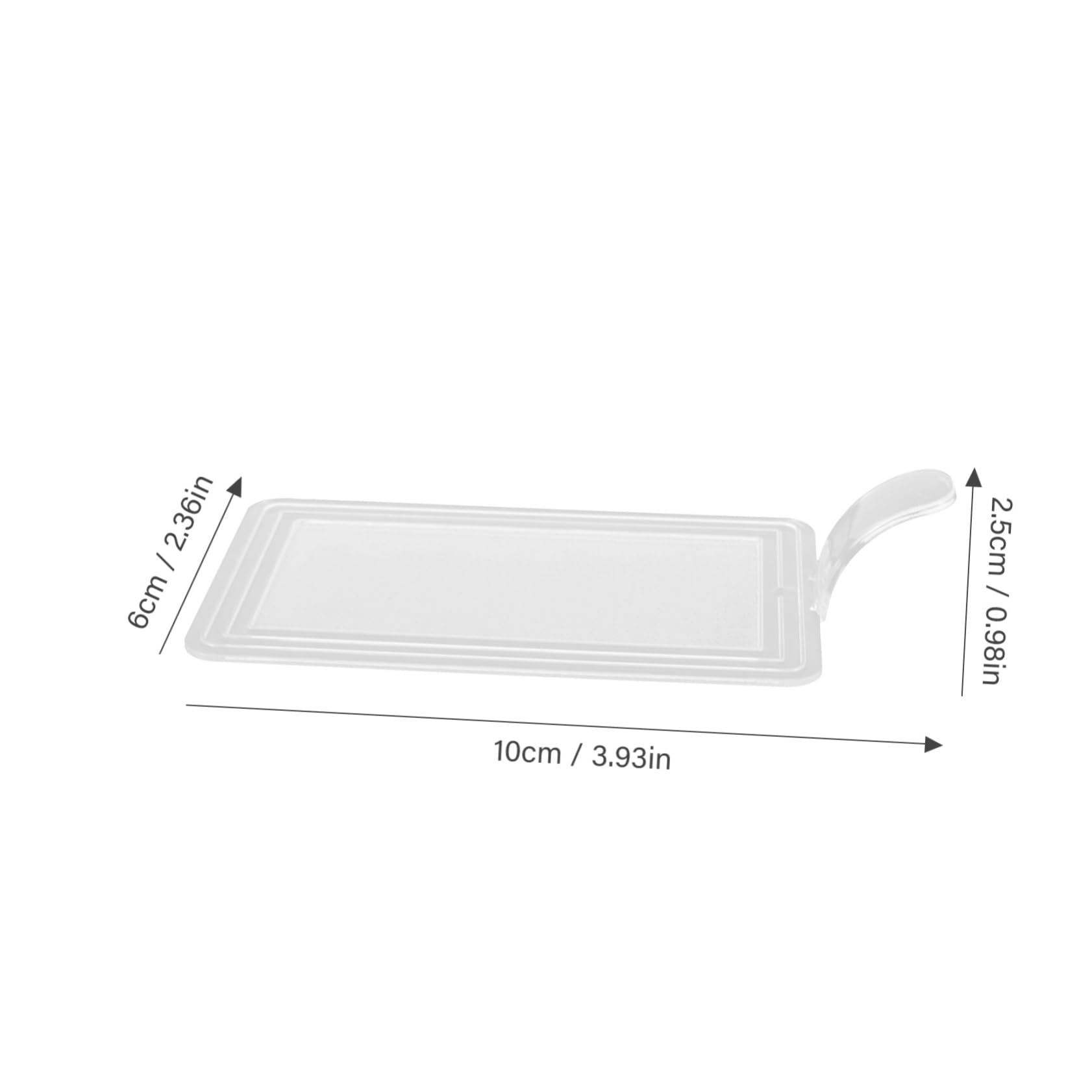 HEALLILY 100pcs Cake Bottom Baking Base Birthday Cake Boards Thicken Cake Boards Party Accessories Cake Displaying Tray Cake Dessert Board with Handle Reusable Cake Boards Plastic