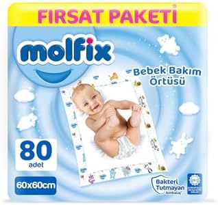 Molfix Bebek Bakım Örtüsü Fırsat Paketi 80 Adet - Görsel 1