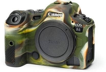 PICO Silicone Cover Protective Camera Case for Canon EOS R6 – Military Green, Premium Silicone, Non-Slip Grip, Full Access to Buttons, Scratch & Impact Protection for DSLR Camera-picture-10