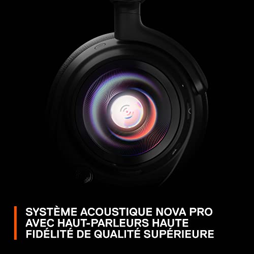 Casque Gaming haute fidélité filaire avec connexion systeme STEELSERIES ARCTIS NOVA PRO X Neuf - vue 8