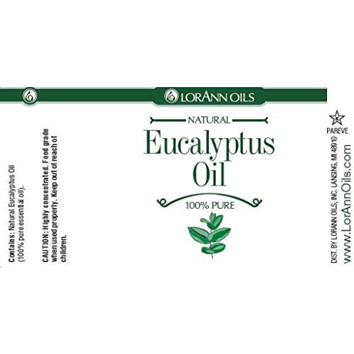 Aceite esencial puro de eucalipto 100% LorAnn 1 onza miniatura 3