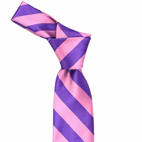 Image of tiemart Men's Striped Tie Standard Length