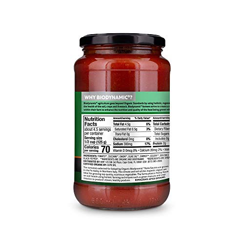 Dr. Mercola Solspring Biodynamic Organic Italian Pasta Sauce | 3 Jars Of Puttanesca + 3 Jars Of Garden Vegetable | Non Gmo, Gluten Free, Soy Free, Usda Organic And Organic Demeter Certified #TOP5