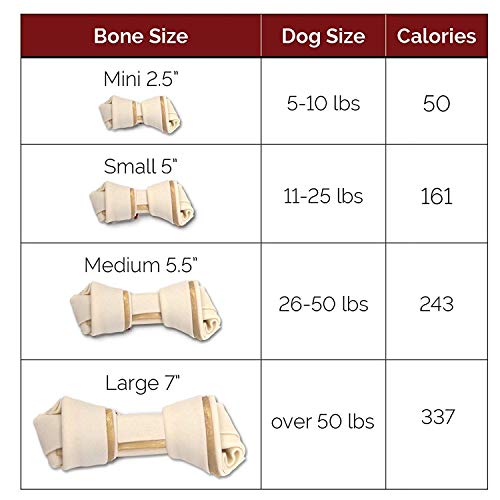 DreamBone Mini Chews, Made With Real Chicken, Rawhide Free Chews For Dogs, 24 Count
