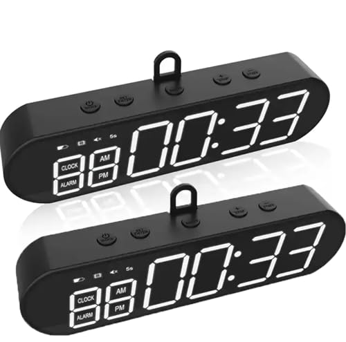 Temporizador LED digital McbeAn para gimnasio, reloj electrónico deportivo, temporizador de intervalos para boxeo, diseño magnético trasero, batería de gran capacidad de 1000 mAh, compacto y portátil para ejercicios en casa o gimnasio miniatura 1
