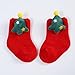 RNTOP Toddler Anti Slip Socks Baby Girls Boys Christmas Ankle Socks Infant Soft Floor Socks Newborn Cozy Fashion (Green, M)