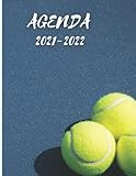  Agenda 2021-2022: tenis  deportes  raquetas  Agenda escolar - estudios , trabajo o vida personal 2021-2022