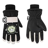 DÉTAILS : les gants pour enfants avec doublure polaire chaude, poignets côtelés et bandes élastiques gardent les mains de votre bébé au chaud et empêchent la neige et l'air froid de pénétrer ; la boucle anti-perte est efficace pour éviter toute perte.