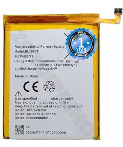 Image of Original BL-30VT Battery for Tecno i5 30VT 3000mAh /11.55WH 3.85 Battery with 1 Year Warranty ****(R17)