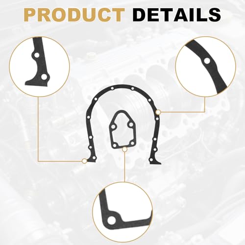 Image of PartsFlow Full Complete Gasket Set OE# 260-1009, 260-1270, KS2679, KS2618 | Compatible with BBC 454 427 396, Chevy C30, GMC, Pontiac, 7.4L,6.6L V8 1965-1979; head gasket set; head gasket kit