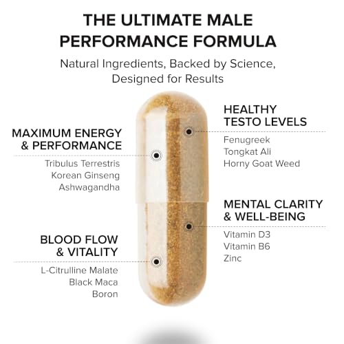 Peak Potential 12-in-1 Testosterone Support for Men - Image 3