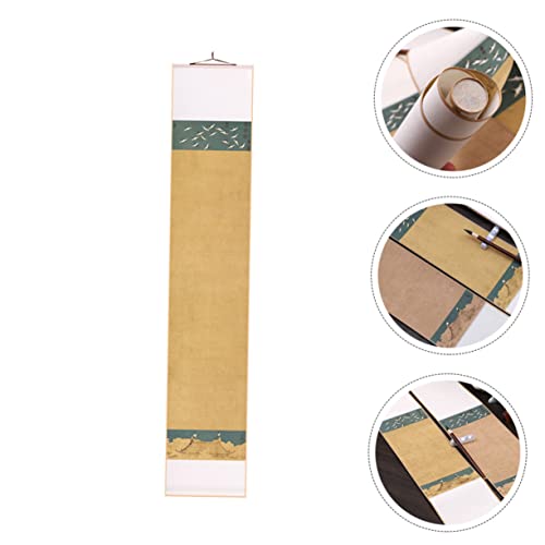 BETOOKY 3 peças de quadro emoldurado em branco, papel de caligrafia chinesa, papel Sumi chinês em br