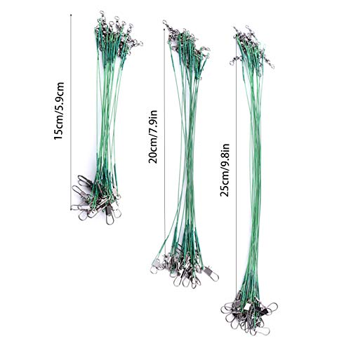 Lhbfcy Bas De Ligne Câbles De Pêche Fil De Pêche Rotatif Bas De Lignes en Acier Inoxydable Poisson De Ligne Corde De… - Image 3