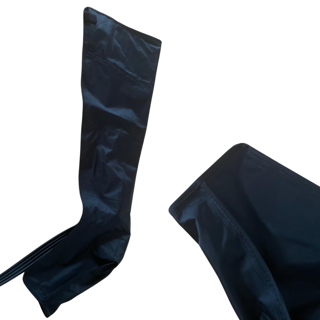 Macchina di Pressoterapia, Massaggiatore per le gambe con compressione ad aria per migliorare la circolazione, il recupero fisico, il relax e il drenaggio linfatico (domestico o profess.) (Nero)