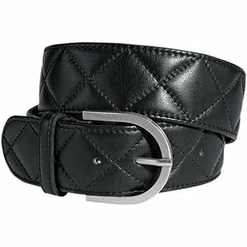 The Tailored Sportsman Tailored Sportsman Quilted Leather C Belt Black L