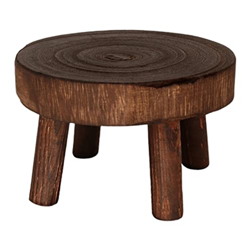 Support pour plantes intérieur et extérieur : base de pot de fleur en bois