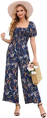 Love Welove Fashion Jumpsuits for Women Dressy Casual – Floral Su...