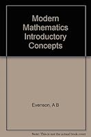 Modern Mathematics Introductory Concepts B000Q9V6I0 Book Cover
