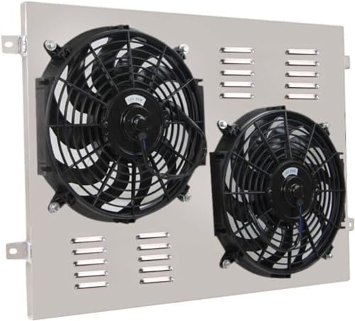 COOLINGBEST Aluminum Radiator Shroud Electric Fan for 1966-1979 Ford Bronco & F100 F150 F250 F350 V8 by COOLINGBEST - Image 3