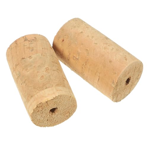 Toddmomy Flute Kit 2pcs Natural Cork Plugs for Flute Headjoint Easy Install Music Instrument Accessories