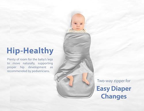 Image of The Safer Swaddle | Innovative Safety-Snaps adjust Length to Keep Baby's Face Uncovered - for Next-Level Safety. Dual Flap secures Arms & Wraps Snugly. Shoulder-, Hip-Healthy (Small (0-3 M), Mint)
