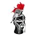 MILERUN Plastic Ancient Roman Spartan Gladiator Helmet Costume Accessory for Battle Play Halloween Cosplay LARP Red Tassel