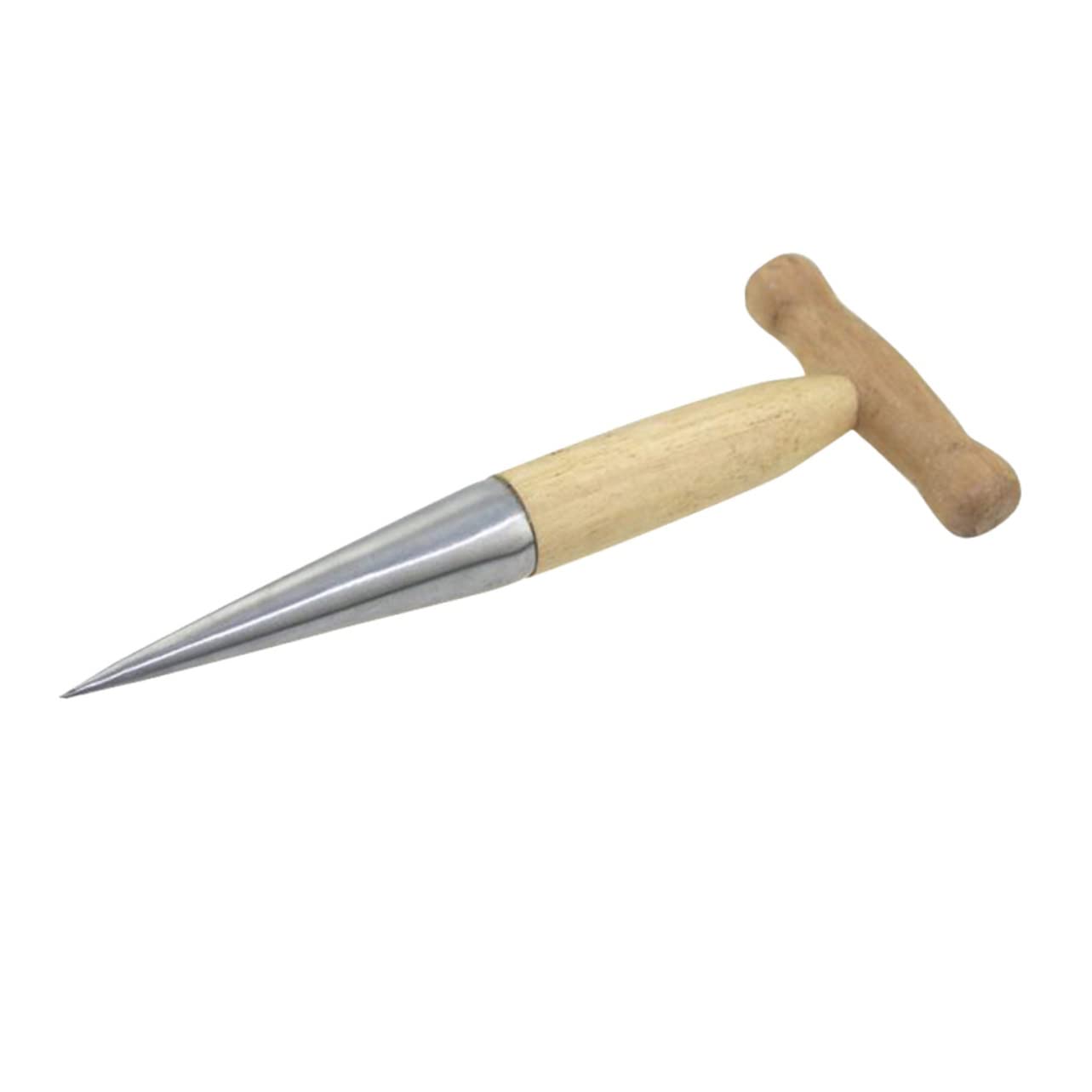 Levemolo Sturdy Stainless Steel Dibber Tool for Sow Dibber Plant Garden Hand Dibber Bulb Planter Dibber Digger