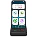 SPC Zeus 2 Pro - Smartphone para Mayores Compatible con App para Control y ubicación remota | Modo fácil, Botones físicos, Iconos XXL | 6,1”, Dos cámaras, 128GB | Base de Carga, botón SOS