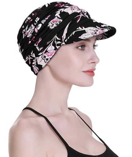 Miniatura 4 de Focuscare Bufandas Suaves De Quimioterapia Para Mujer, Gorra De Béisbol De Bambú, Turbante Para Pérdida De Cabello, Talla Única