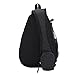 Eddie Bauer Ripstop 8L Shoulder Sling Pack with Padded Air-Mesh Adjustable Crossbody Strap for Right or Left Handed Fit - Black